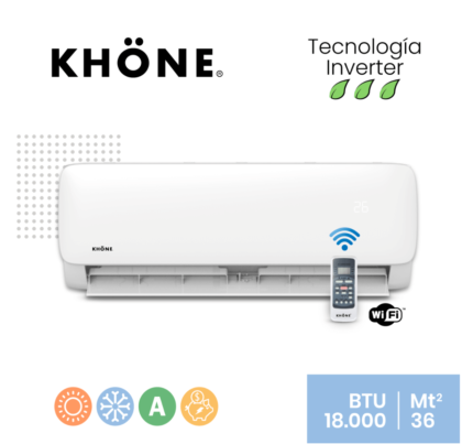 Climatizador, Khone, 18000 BTU, Inverter, Aire Acondicionado, AC