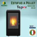 ESTUFA PELLET TEPOR PETIT 6 KW - Imagen 4