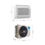 CLIMATIZADOR MIDEA CONSOLA XTREME HEAT (R32) INVERTER WIFI 14.000 BTU/H - Imagen 4