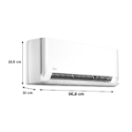CLIMATIZADOR SPLIT MIDEA BREEZELESS (R32) INVERTER WIFI 18.000 BTU/H (A++) - Imagen 12