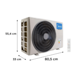CLIMATIZADOR SPLIT MIDEA BREEZELESS (R32) INVERTER WIFI 18.000 BTU/H (A++) - Imagen 13